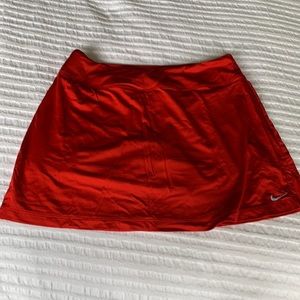Red Nike tennis skirt (skort)